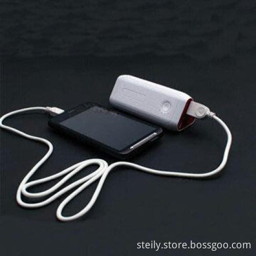 6,600-7,200mAh Portable External Power Bank for Smart Devices